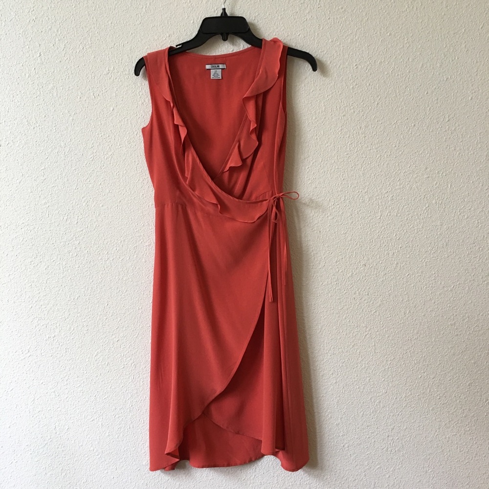 Zelie Silk Wrap Dress Size XS